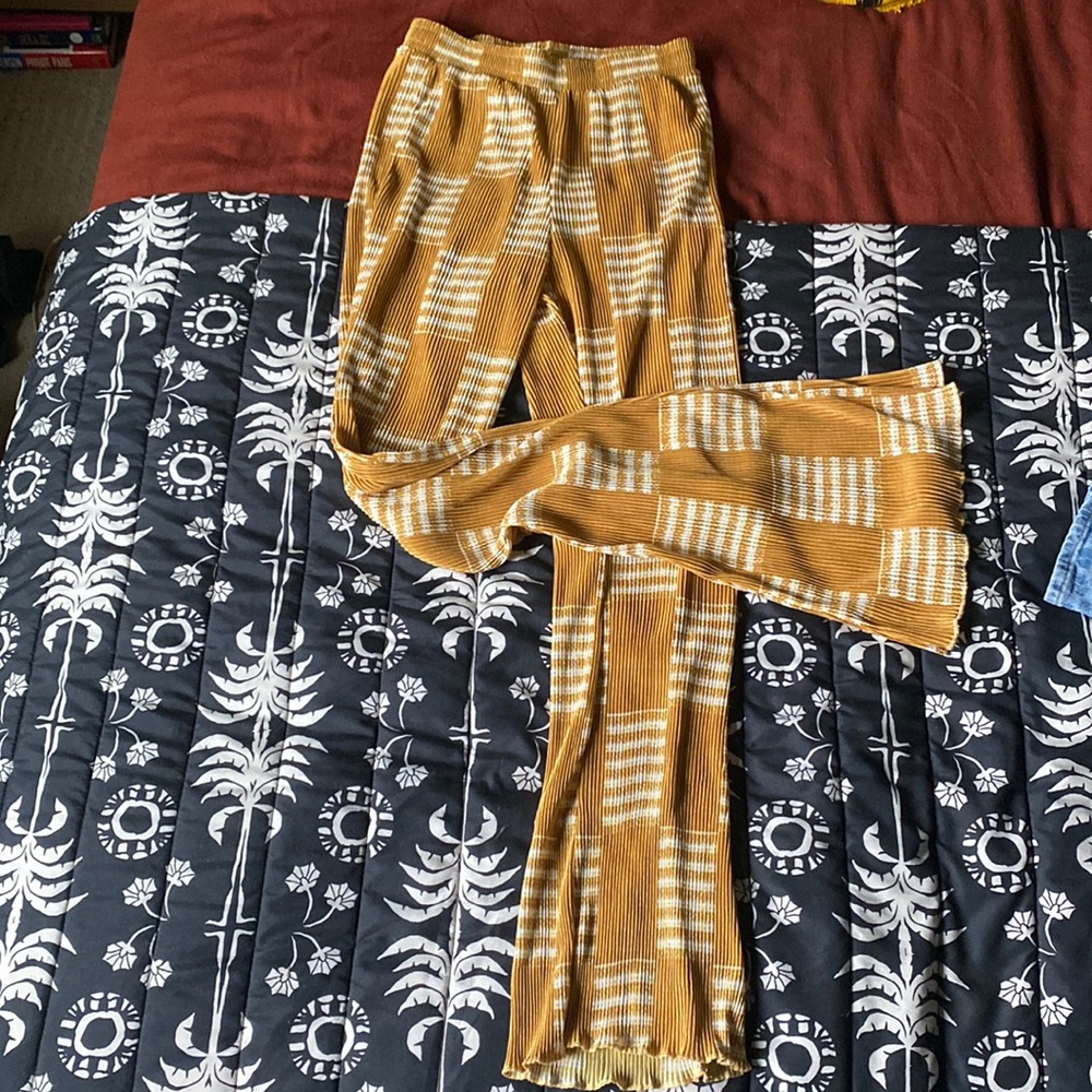 Checkered High Waisted Pants